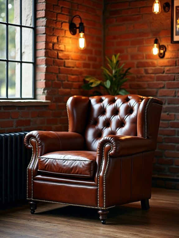 timeless vintage leather seating