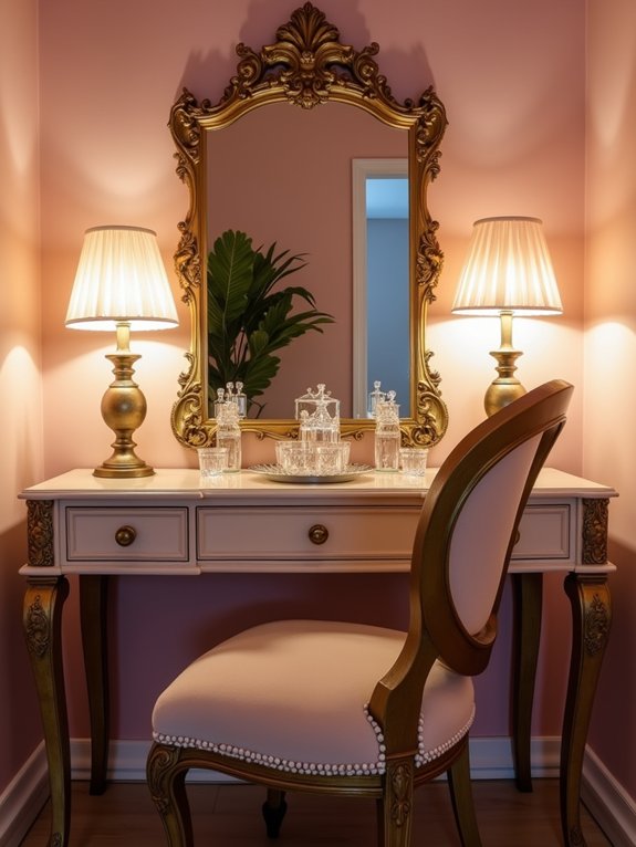 timeless vintage vanity stations