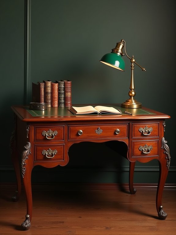 timeless vintage writing desk
