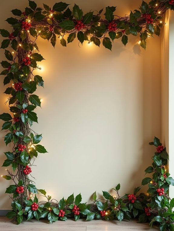 traditional holiday wall decor