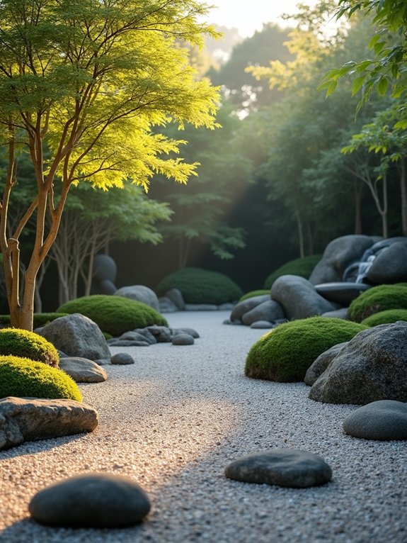 tranquil japanese meditation sanctuary
