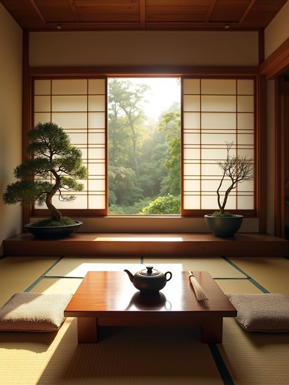 tranquil japanese tea sanctuary