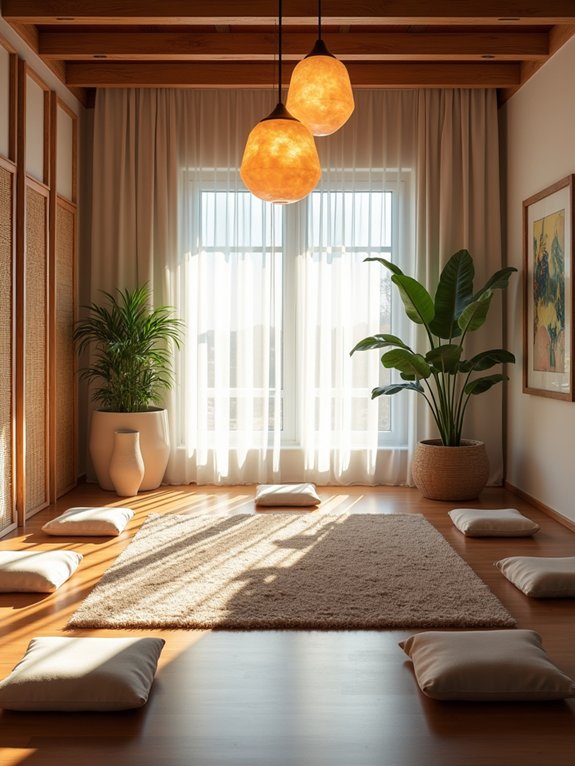 tranquil meditation wellness spaces