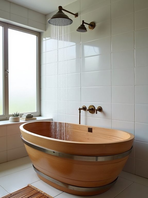 tranquil minimalist bathing retreat
