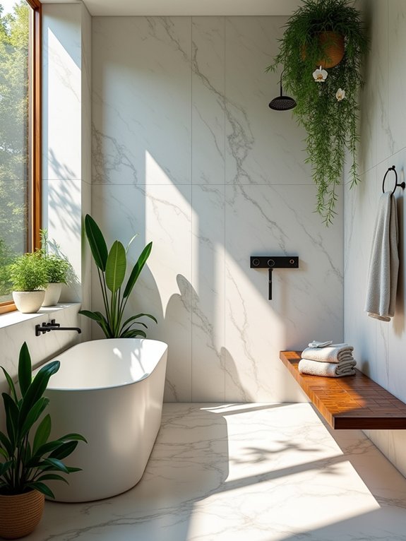 transform bathroom with botanicals