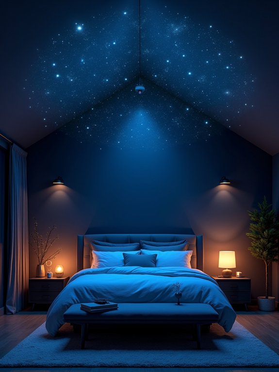 transform ceiling into galaxy