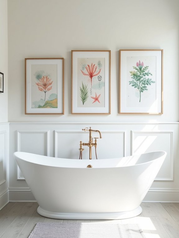 transform your bathroom art