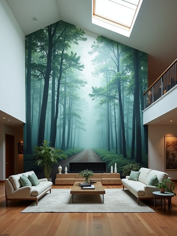 transformative dramatic wall murals