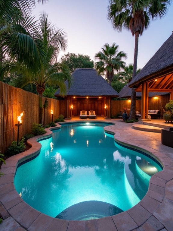 tropical bamboo tiki paradise