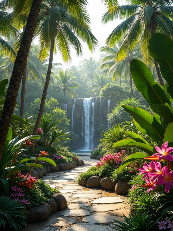 tropical garden design ideas