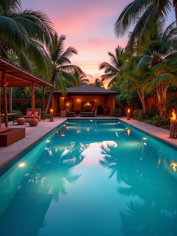 tropical oasis backyard transformation