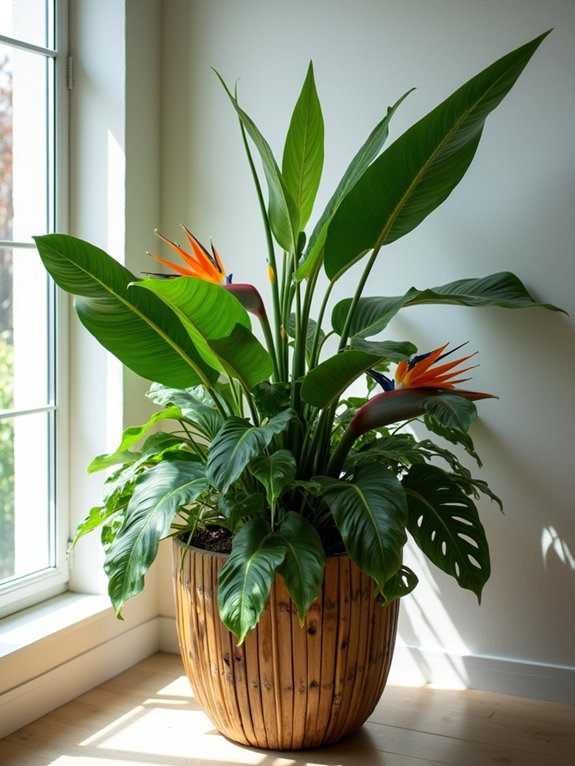 tropical plant arrangement techniques
