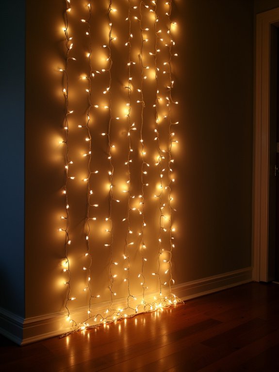 twinkling lights create ambiance