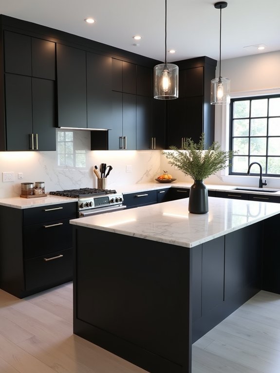 two tone kitchen design elegance