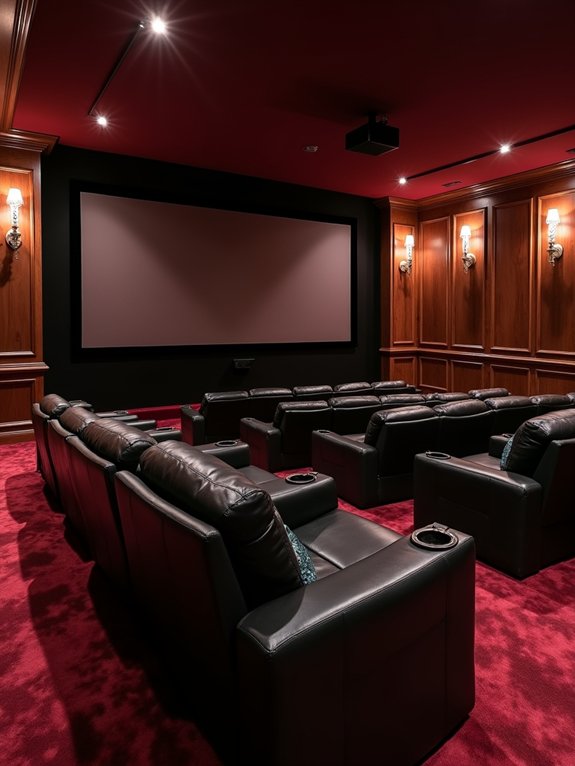 ultimate cozy home theater
