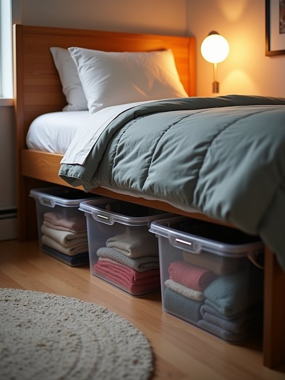 under bed storage optimization ideas