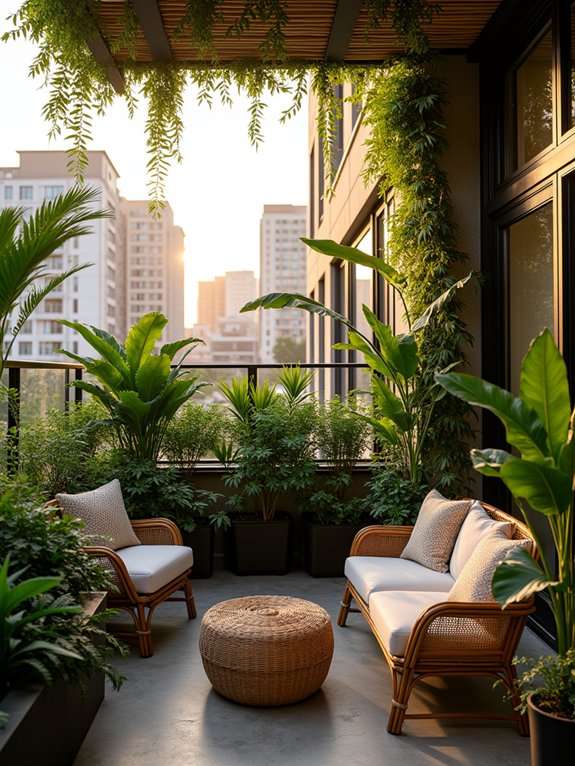 urban jungle balcony transformation
