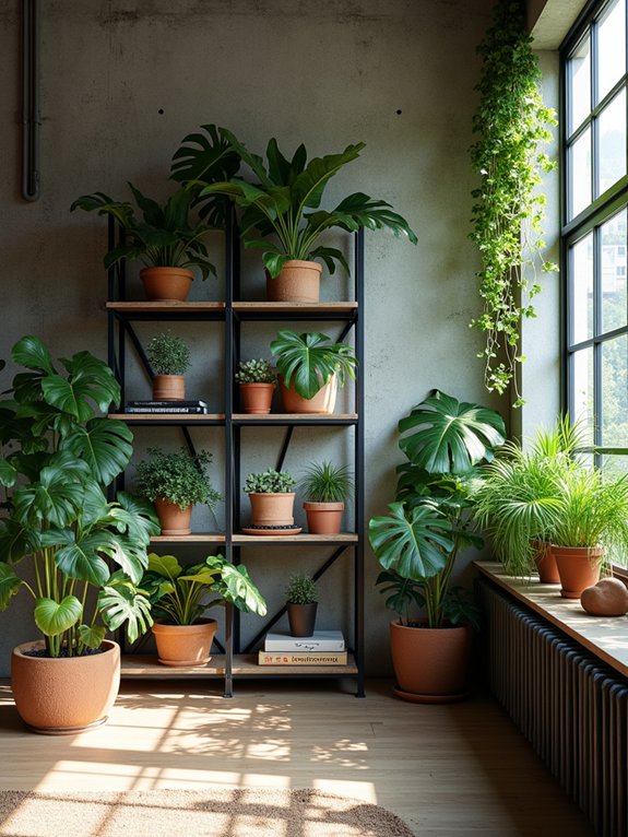 urban sanctuary with plants
