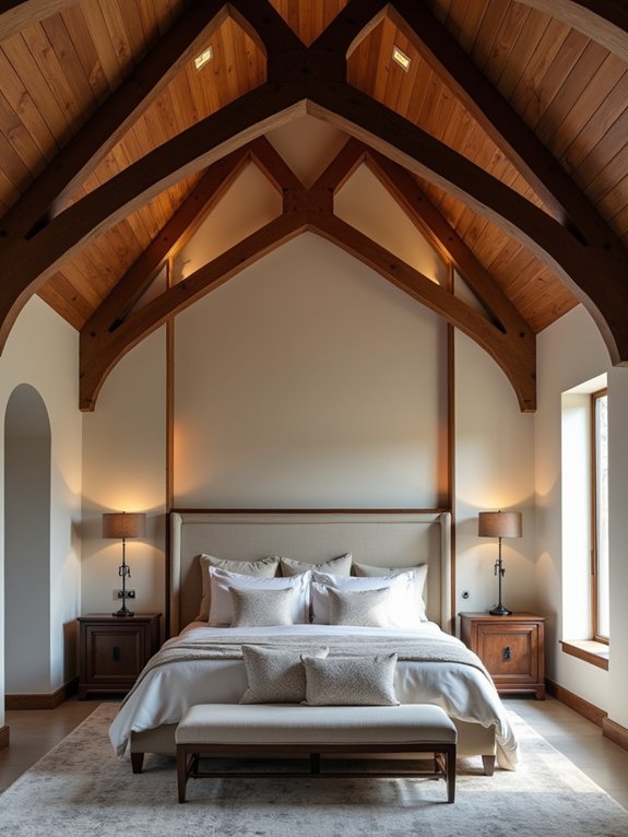 vaulted ceilings enhance grandeur