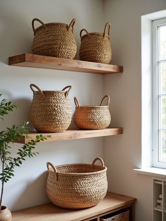 versatile natural woven baskets