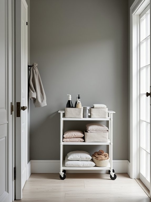 versatile slim storage carts