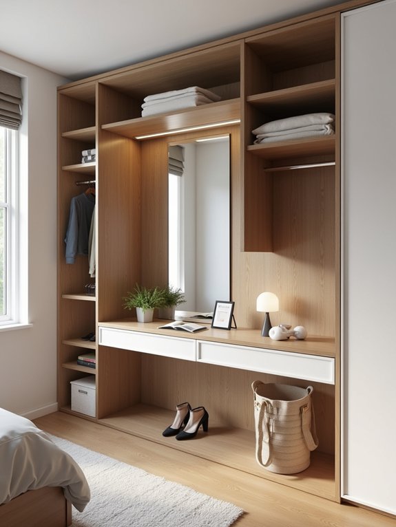 versatile space saving wardrobe solutions