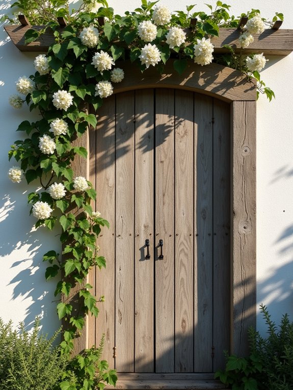 vertical garden climbing trellises
