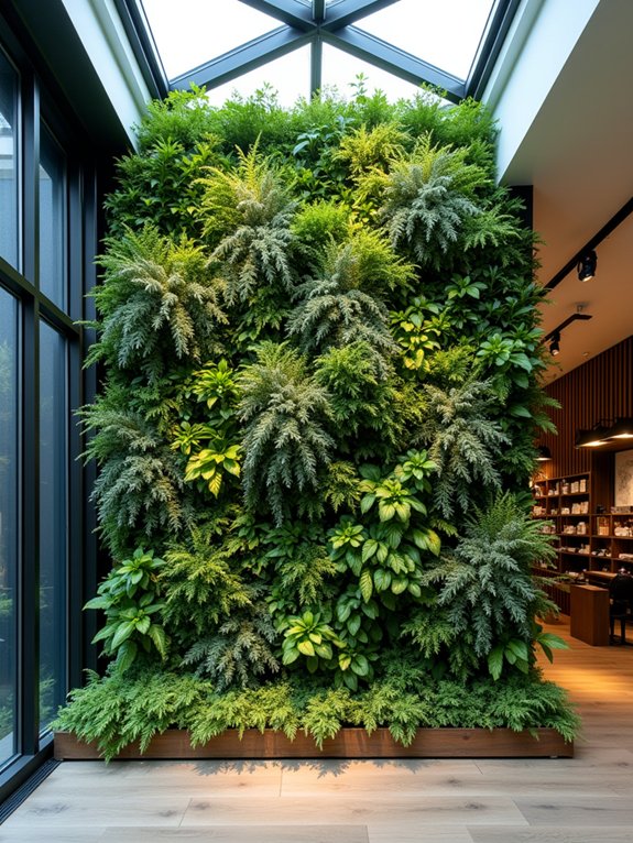 vertical garden retail display