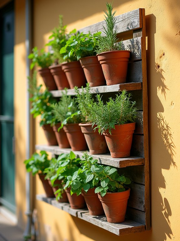 vertical herb garden solution