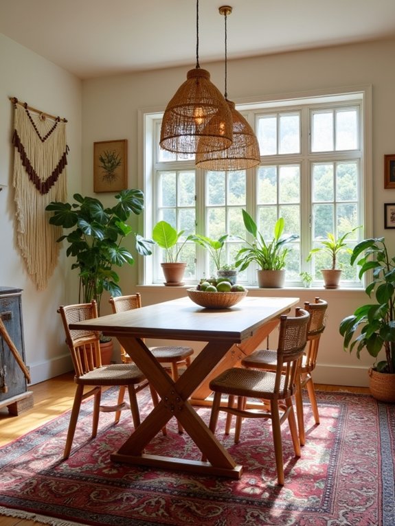 vibrant eclectic bohemian living