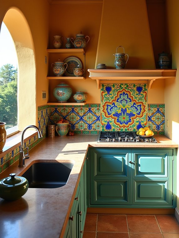 vibrant handcrafted talavera tiles