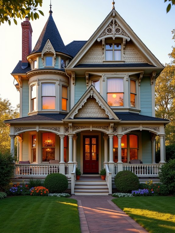 victorian cottage with elegance