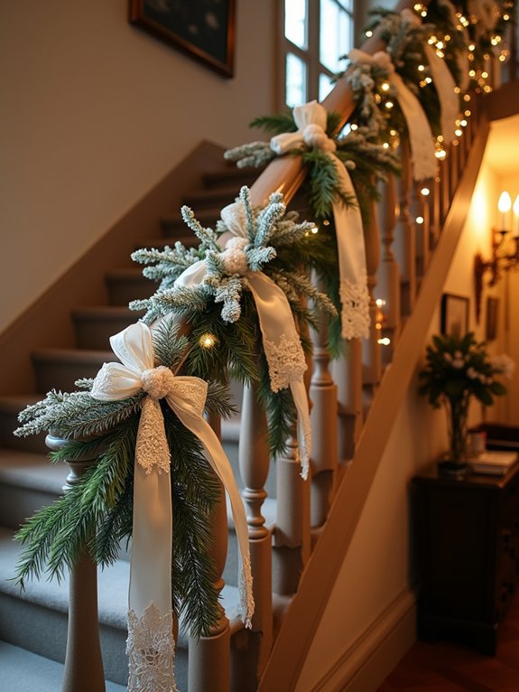 victorian garlands with lace