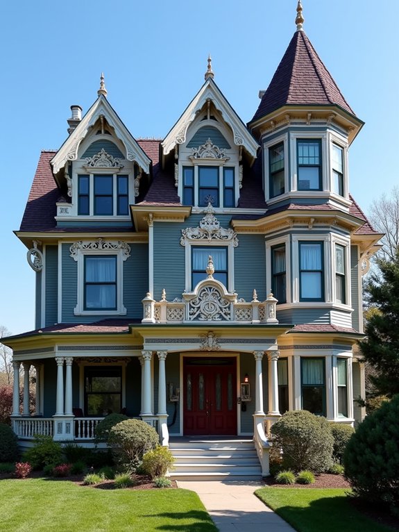 victorian grey with accents