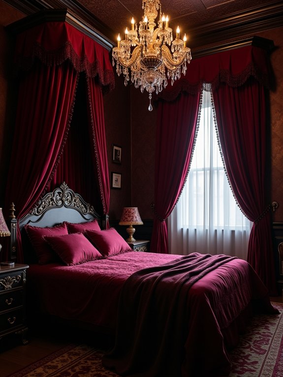 vintage chandelier gothic elegance