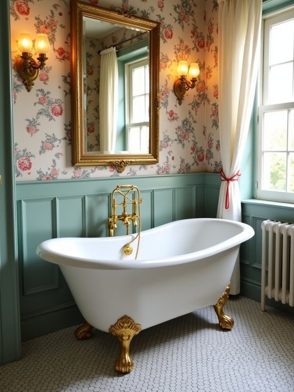 vintage charm for bathrooms