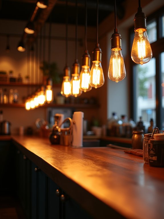 vintage charm with lighting