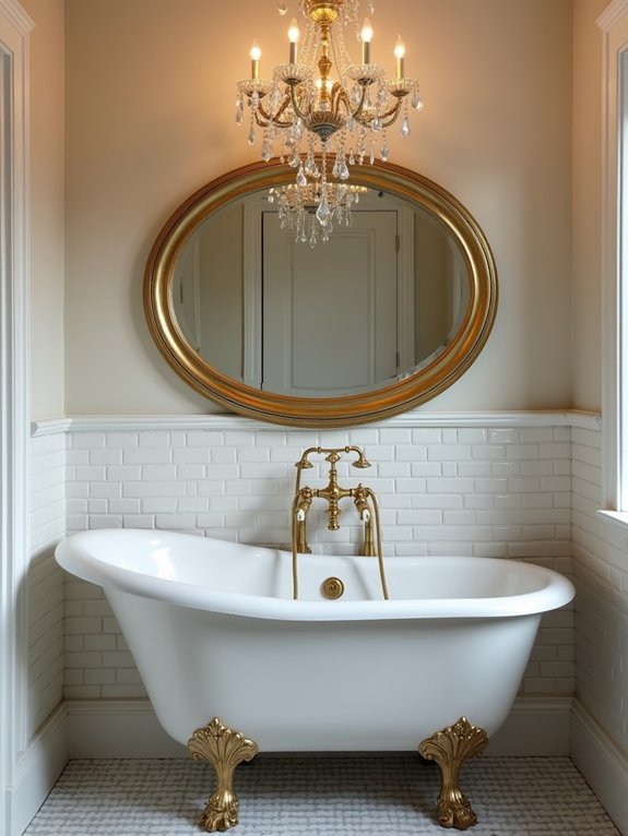 vintage elegance in bathrooms