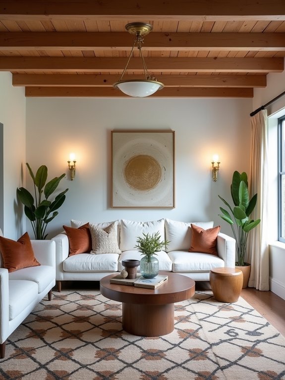 vintage fixtures meet modern decor