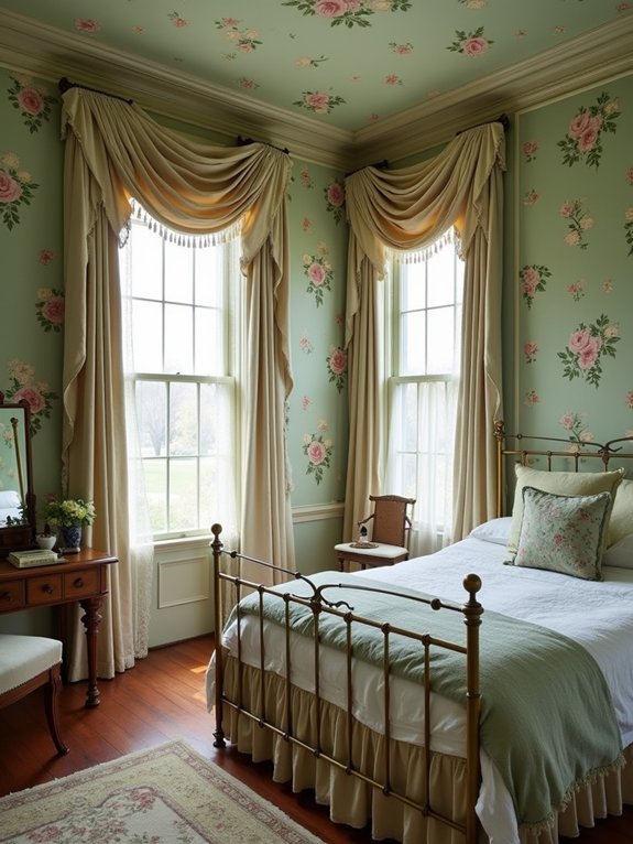 vintage floral bedroom retreat