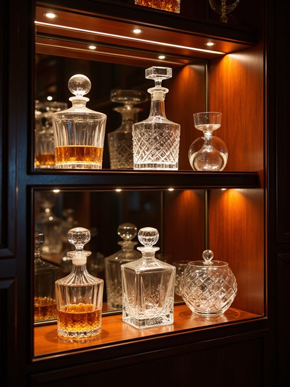 vintage glassware display ideas