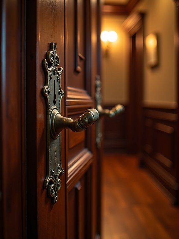 vintage hardware adds charm