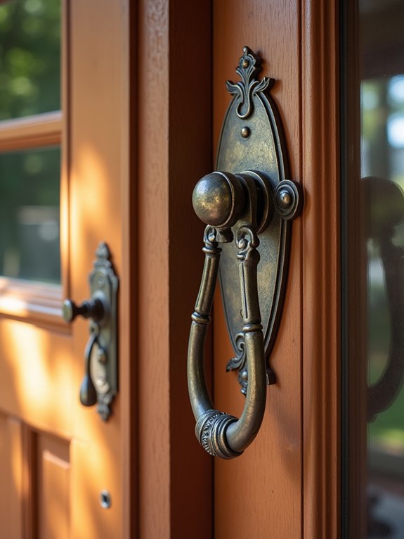 vintage hardware enhances charm