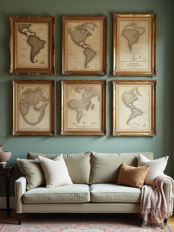 vintage map gallery tips