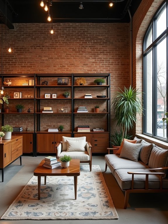 vintage meets modern display
