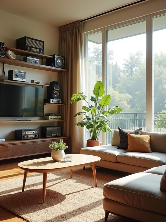vintage meets modern display