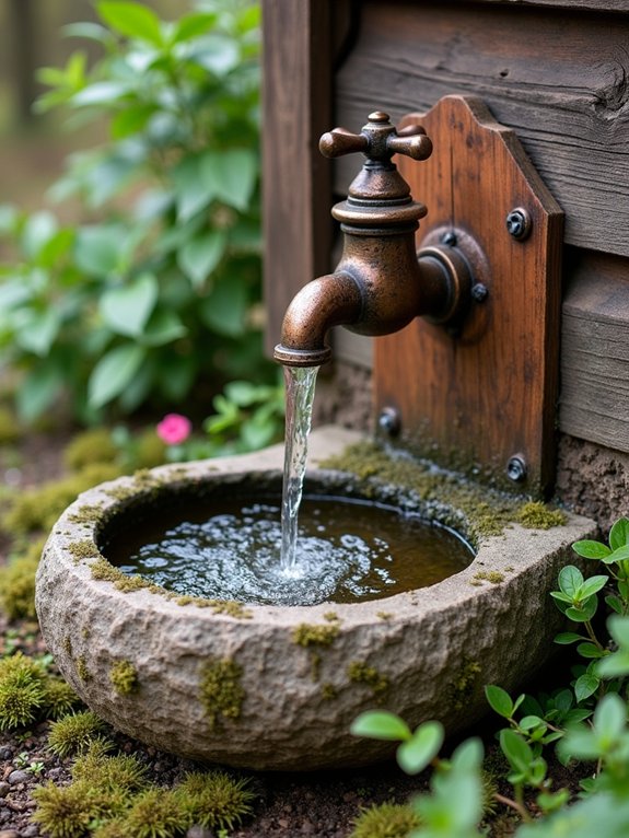 vintage pumps for gardens