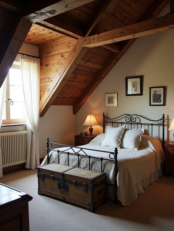 vintage rustic attic retreat