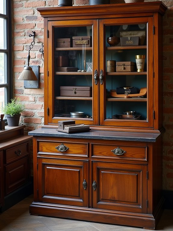 vintage storage adds charm
