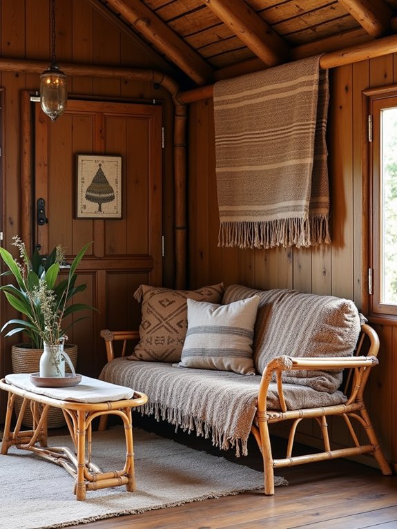 vintage tribal textile warmth